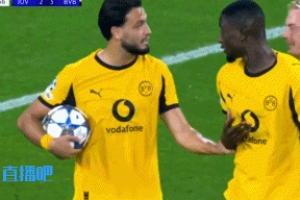 埋伏笔？吉拉西抢点本塞拜尼暴怒，多特86分钟2球领先补时被追平