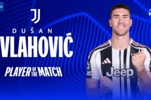 替补出场2射1传!弗拉霍维奇当选尤文vs多特全场最佳球员 替补出场2射1传!弗拉霍维奇当选尤文vs多特全场最佳球员