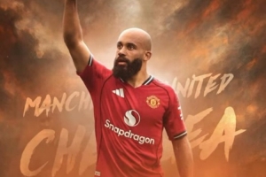 姆伯莫社媒晒个人海报,预热曼联主场迎战切尔西 姆伯莫社媒晒个人海报,预热曼联主场迎战切尔西