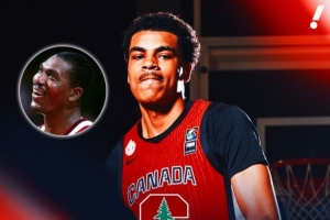 加拿大U19成员!奥拉朱旺儿子阿齐兹-奥拉朱旺承诺斯坦福大学 加拿大U19成员!奥拉朱旺儿子阿齐兹-奥拉朱旺承诺斯坦福大学