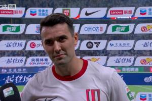 读秒绝平!周定洋:我非常非常高兴,这就是我们成都,永不放弃 读秒绝平!周定洋:我非常非常高兴,这就是我们成都,永不放弃