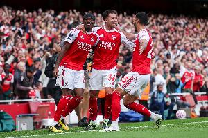 本赛季阿森纳英超首次运动战中失球,此前唯一失球来自索博任意球 本赛季阿森纳英超首次运动战中失球,此前唯一失球来自索博任意球