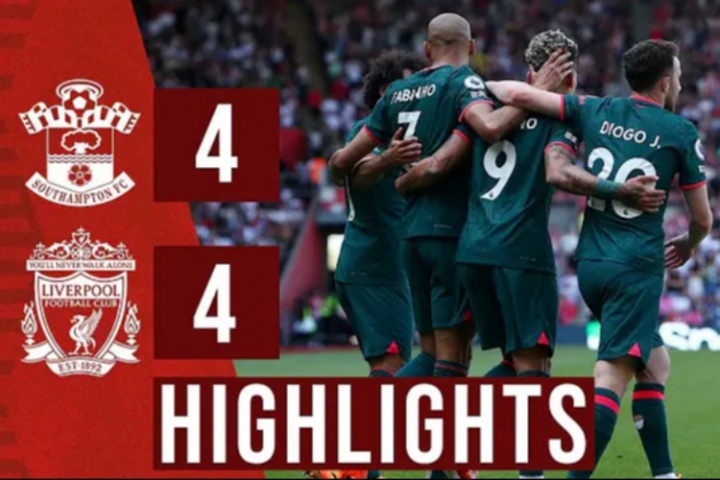 激情对轰！23年英超 若塔双响菲米告别战建功，利物浦4-4战平圣徒