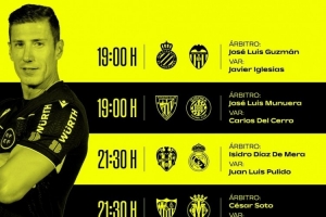 西甲明日比赛裁判安排:埃斯库德罗斯执法莱万特vs皇马 西甲明日比赛裁判安排:埃斯库德罗斯执法莱万特vs皇马