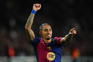 2025年拉菲尼亚各项赛事助攻16次,五大联赛球员仅次于巴尔科拉 2025年拉菲尼亚各项赛事助攻16次,五大联赛球员仅次于巴尔科拉