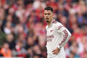 在马丁内利进球的英超比赛中,阿森纳30胜8平从未输球 在马丁内利进球的英超比赛中,阿森纳30胜8平从未输球