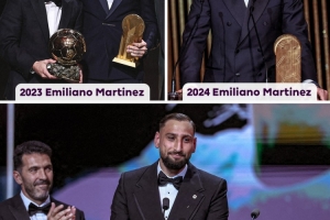 大马丁+多纳鲁马!英超官方晒照,祝贺英超门将连续三年夺雅辛奖 大马丁+多纳鲁马!英超官方晒照,祝贺英超门将连续三年夺雅辛奖