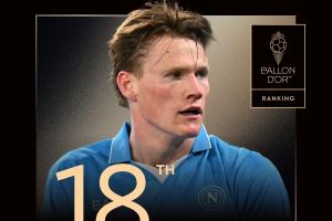 真是鱼缸问题?麦克托米奈上赛季13球4助,首获金球提名排第18 真是鱼缸问题?麦克托米奈上赛季13球4助,首获金球提名排第18