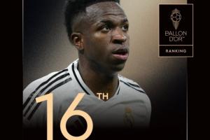 金球排名暴跌!马卡:维尼修斯遇生涯转折点,奖项正在远离他而去 金球排名暴跌!马卡:维尼修斯遇生涯转折点,奖项正在远离他而去