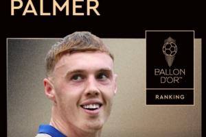 第8是否合理?23岁帕尔默上赛季:双冠+英超第4,52场18球14助 第8是否合理?23岁帕尔默上赛季:双冠+英超第4,52场18球14助