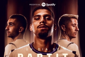 客场挑战奥维耶多!巴萨社媒发布海报:阿劳霍、费兰、莱万在列 客场挑战奥维耶多!巴萨社媒发布海报:阿劳霍、费兰、莱万在列