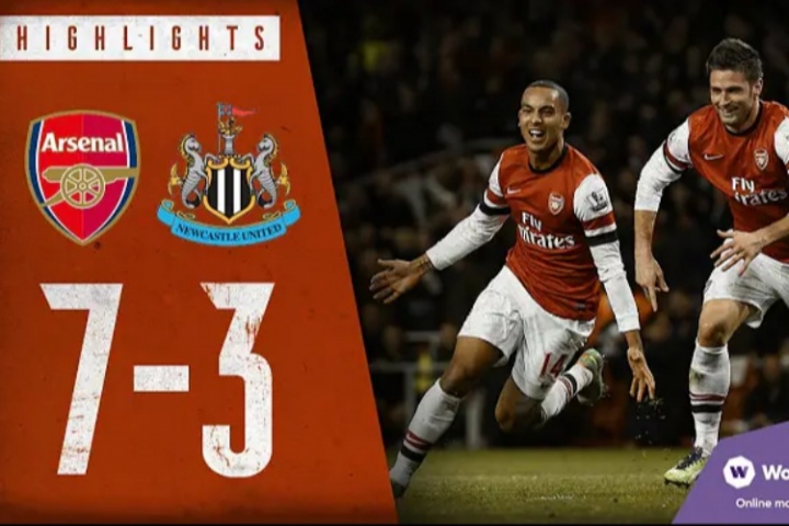 小老虎发威!12年英超,沃尔科特戴帽吉鲁双响 阿森纳7-3大胜纽卡 小老虎发威!12年英超,沃尔科特戴帽吉鲁双响 阿森纳7-3大胜纽卡