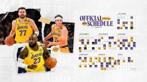 湖人官推晒湖人赛程壁纸:更新下手机屏幕吧 新赛季即将到来 湖人官推晒湖人赛程壁纸:更新下手机屏幕吧 新赛季即将到来