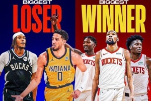 美媒:休赛期最大输家是步行者 引进杜兰特让火箭成最大赢家 美媒:休赛期最大输家是步行者 引进杜兰特让火箭成最大赢家