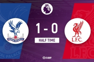 半场-水晶宫1-0利物浦 萨尔破门赫拉芬贝赫中柱阿利森屡救主 半场-水晶宫1-0利物浦 萨尔破门赫拉芬贝赫中柱阿利森屡救主