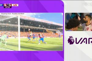 英超官方:没有证据证明萨拉赫手球,利物浦进球经VAR检查判有效 英超官方:没有证据证明萨拉赫手球,利物浦进球经VAR检查判有效