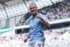 哈兰德成为英超历史进球最多的挪威人,进球数上升至曼城队史第9 哈兰德成为英超历史进球最多的挪威人,进球数上升至曼城队史第9