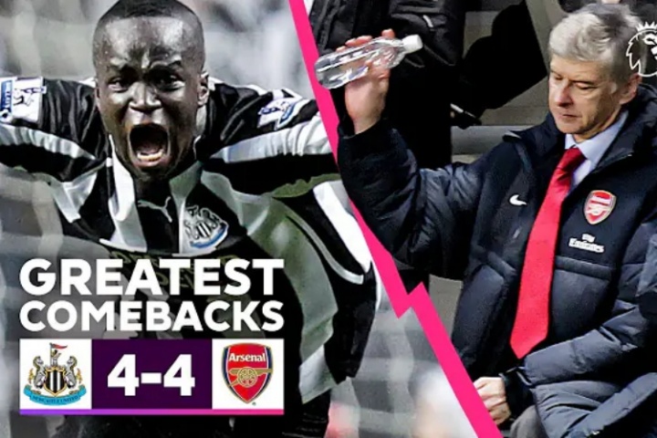 惊天翻盘!11年英超,蒂奥特世界波绝平,纽卡连进4球4-4扳平枪手 惊天翻盘!11年英超,蒂奥特世界波绝平,纽卡连进4球4-4扳平枪手