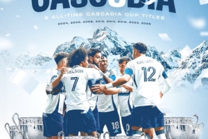 生涯再获一冠,穆勒随温哥华白浪获得卡斯卡迪亚杯 生涯再获一冠,穆勒随温哥华白浪获得卡斯卡迪亚杯