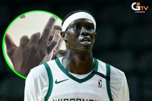 8个指头也能打篮球!Yor Anei用8根手指打到了G联盟!不可思议! 8个指头也能打篮球!Yor Anei用8根手指打到了G联盟!不可思议!