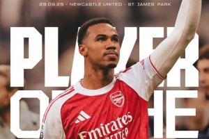 补时绝杀!加布里埃尔当选对阵纽卡一役阿森纳队内最佳球员 补时绝杀!加布里埃尔当选对阵纽卡一役阿森纳队内最佳球员