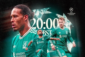 利物浦发布欧冠海报:萨拉赫、范迪克、麦卡利斯特出镜 利物浦发布欧冠海报:萨拉赫、范迪克、麦卡利斯特出镜