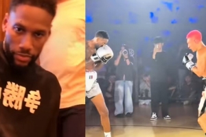 威姆斯肋骨也被恶鼠打痛 前者本想把篮球也赢了但恶鼠无法再战 威姆斯肋骨也被恶鼠打痛 前者本想把篮球也赢了但恶鼠无法再战