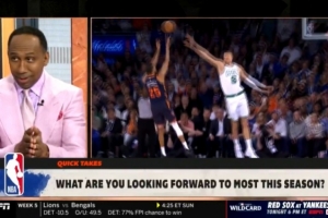 A-史密斯:希望尼克斯新赛季抓住塔图姆哈利受伤的机会闯进总决赛 A-史密斯:希望尼克斯新赛季抓住塔图姆哈利受伤的机会闯进总决赛