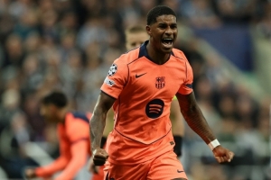 拉什福德参与巴萨本赛季前三粒欧冠进球:对阵纽卡2球和本场助攻 拉什福德参与巴萨本赛季前三粒欧冠进球:对阵纽卡2球和本场助攻