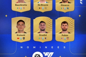 意甲9月最佳球员候选:普利西奇、德布劳内、迪马尔科在列 意甲9月最佳球员候选:普利西奇、德布劳内、迪马尔科在列