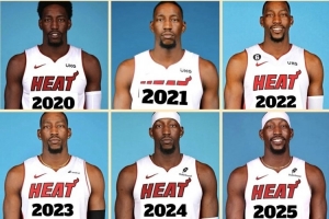 难分辨!阿德巴约生涯9年媒体日变化 不标注年份真不好区分 难分辨!阿德巴约生涯9年媒体日变化 不标注年份真不好区分