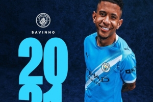 萨维尼奥:很高兴能和世界最佳俱乐部曼城续约,希望赢得更多奖杯 萨维尼奥:很高兴能和世界最佳俱乐部曼城续约,希望赢得更多奖杯