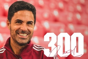 阿尔特塔迎来执教枪手300场里程碑,阿森纳晒海报:非凡的成就 阿尔特塔迎来执教枪手300场里程碑,阿森纳晒海报:非凡的成就