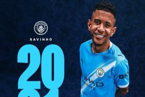 官方:曼城与21岁巴西边锋萨维尼奥续约至2031年 官方:曼城与21岁巴西边锋萨维尼奥续约至2031年