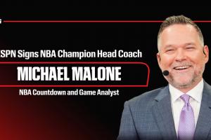 ESPN:前掘金冠军主帅马龙新赛季将任赛前节目分析师 ESPN:前掘金冠军主帅马龙新赛季将任赛前节目分析师