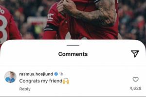 曼联取赛季第3胜!霍伊伦评论舍什科社媒:恭喜你,我的朋友🙌 曼联取赛季第3胜!霍伊伦评论舍什科社媒:恭喜你,我的朋友🙌