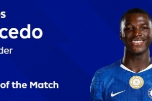 真正亿元先生!凯塞多当选切尔西2-1利物浦全场最佳球员 真正亿元先生!凯塞多当选切尔西2-1利物浦全场最佳球员