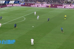 连续9个赛季意甲联赛进球!巴雷拉追平恰尔汗奥卢和佩莱格里尼 连续9个赛季意甲联赛进球!巴雷拉追平恰尔汗奥卢和佩莱格里尼