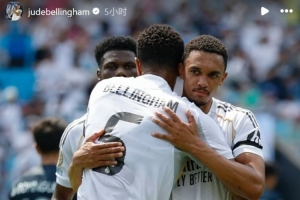 阿诺德迎27岁生日，皇马队友贝林厄姆、卡雷拉斯社媒送上祝福