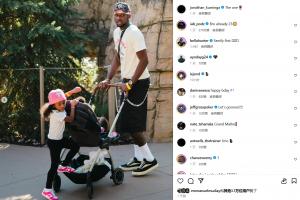 合同搞定社媒回归!库明加恢复Instagram晒休赛期动态合集 合同搞定社媒回归!库明加恢复Instagram晒休赛期动态合集