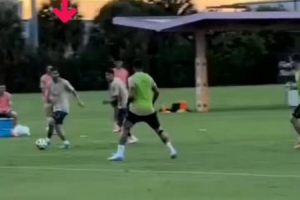 马卡报晒阿根廷训练配合:帕斯脚后跟磕传→小蜘蛛挑球→梅西破门 马卡报晒阿根廷训练配合:帕斯脚后跟磕传→小蜘蛛挑球→梅西破门