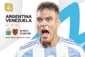 阿根廷发布对阵委内瑞拉友谊赛海报:劳塔罗单人出镜 阿根廷发布对阵委内瑞拉友谊赛海报:劳塔罗单人出镜