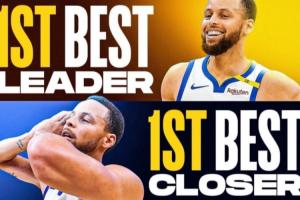 NBA总经理投票:库里斩获4个第一!被选为最佳领袖&最佳终结者 NBA总经理投票:库里斩获4个第一!被选为最佳领袖&最佳终结者
