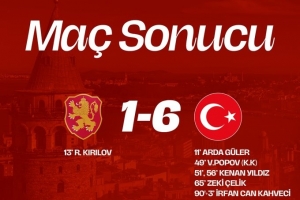 世预赛-土耳其6-1大胜保加利亚,伊尔迪兹梅开二度、居莱尔传射 世预赛-土耳其6-1大胜保加利亚,伊尔迪兹梅开二度、居莱尔传射