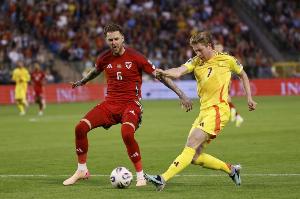 真大腿!德布劳内本赛季为比利时出场4次,贡献4球1助攻 真大腿!德布劳内本赛季为比利时出场4次,贡献4球1助攻