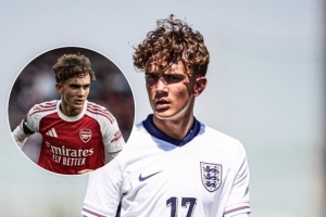 再创纪录!15岁道曼成为英格兰U19最年轻进球者,助队7-0大胜 再创纪录!15岁道曼成为英格兰U19最年轻进球者,助队7-0大胜