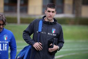 小曼奇尼:很高兴攻入国家队首球,但胜利才是最重要的 小曼奇尼:很高兴攻入国家队首球,但胜利才是最重要的