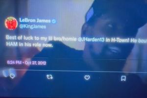 虚伪!KD忆哈登交易:詹韦都在恭喜哈登 但我知道他们太TM高兴了 虚伪!KD忆哈登交易:詹韦都在恭喜哈登 但我知道他们太TM高兴了