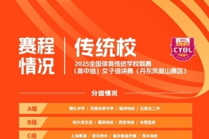 赛程发布!全国体育传统校高中组女子组决赛将于10月19日开赛 赛程发布!全国体育传统校高中组女子组决赛将于10月19日开赛