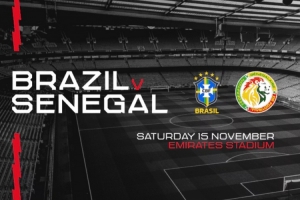 官方:巴西vs塞内加尔友谊赛将于11月15日在酋长球场举行 官方:巴西vs塞内加尔友谊赛将于11月15日在酋长球场举行